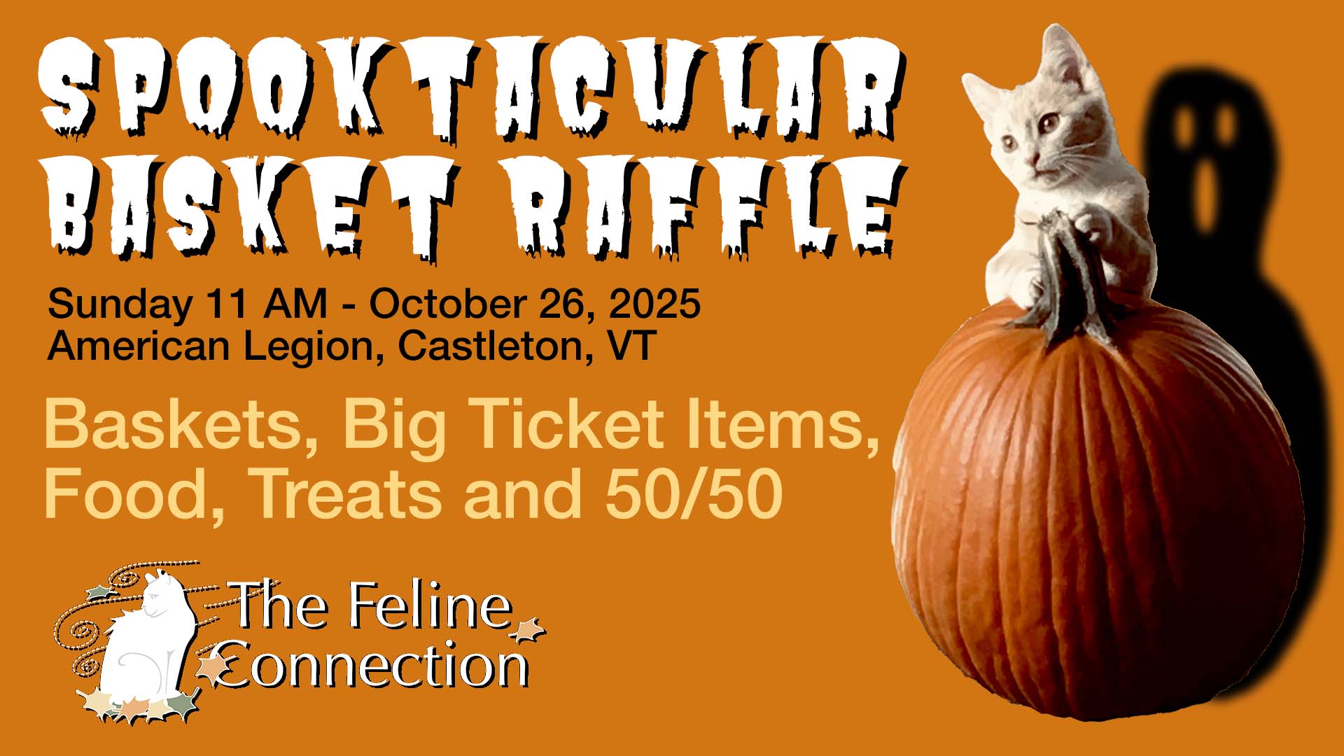 Spooktactular Raffle Spooktacular Basket Raffle β The Feline Connection
